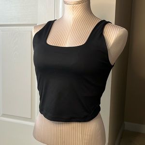 Sport bra crop‎ top black